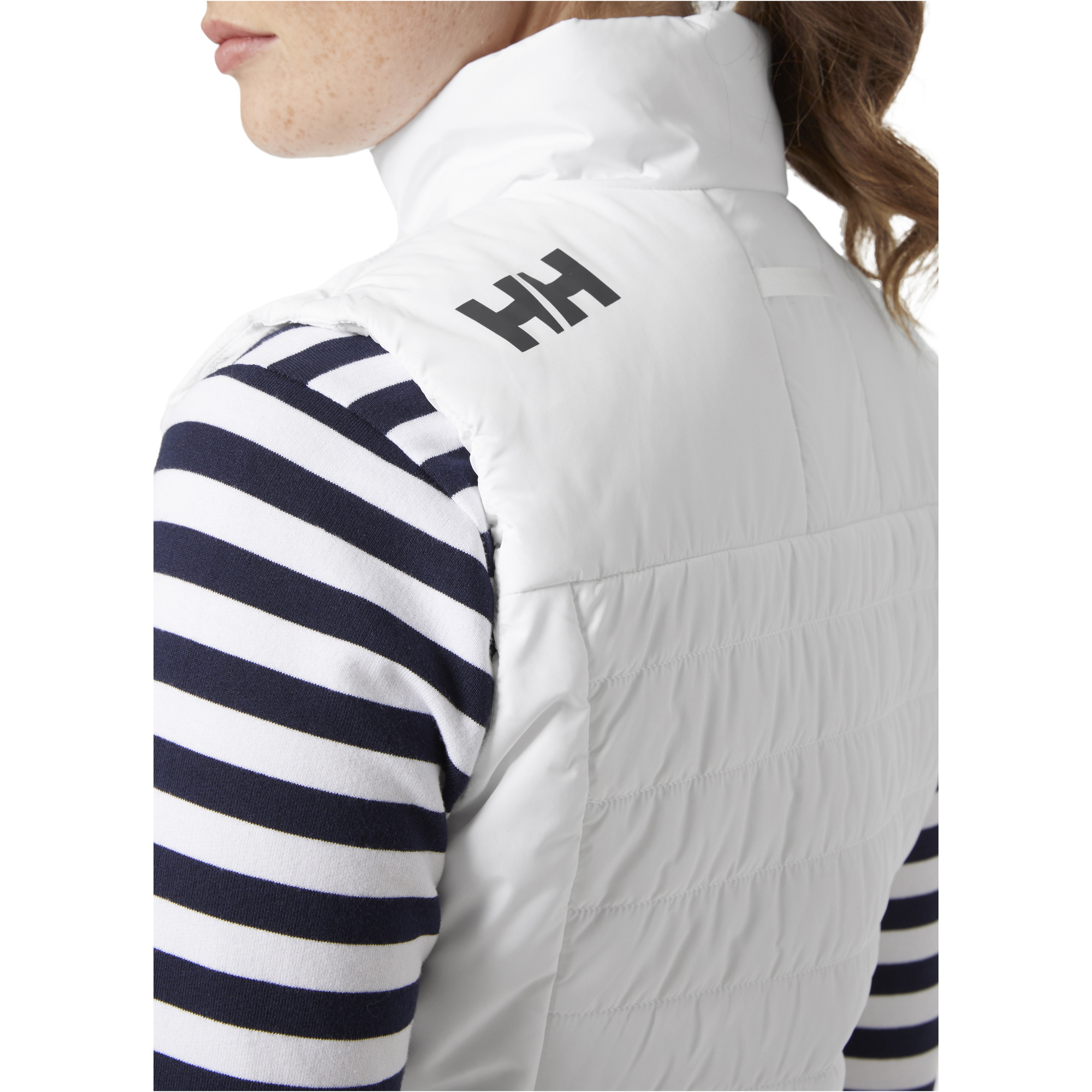 2026 Helly Hansen De Las Mujeres Crew Insulator Chaleco 30240 - Blanco
